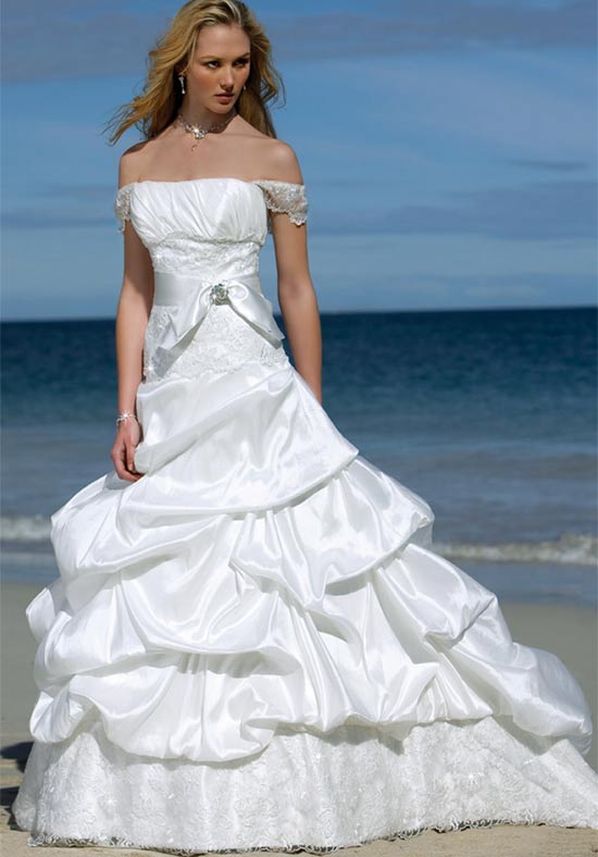 Orifashion HandmadeRomantic Beach Bridal Gown / Wedding Dress BE